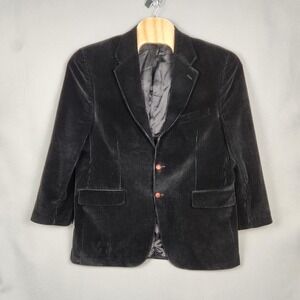 Ralph Lauren Blazer Mens 44 Regular Corduroy Sport Coat Jacket Made in Canada